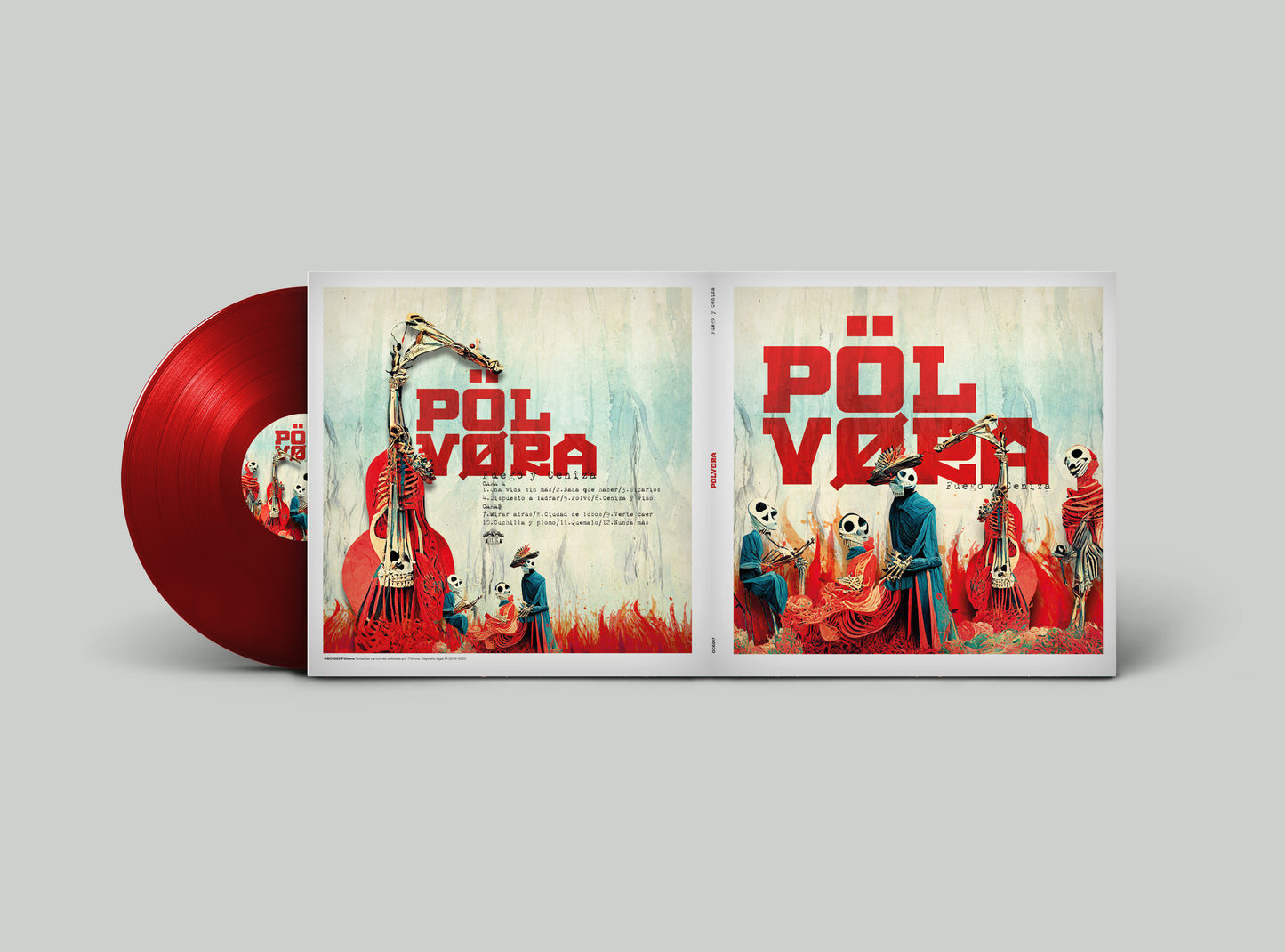 "Fuego y Ceniza" Vinilo